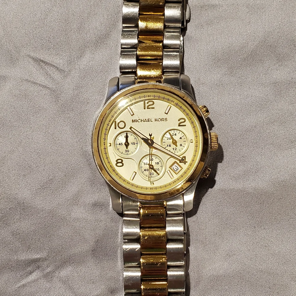 Michael Kors two tone watch